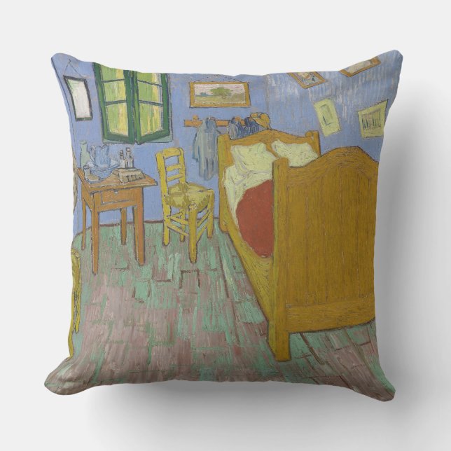 Vincent Van Gogh Slaapkamer Schilderij Buitenkussen (Voorkant)