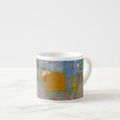 Vincent Van Gogh Slaapkamer Schilderij Espresso Kop (Voorkant rechts)