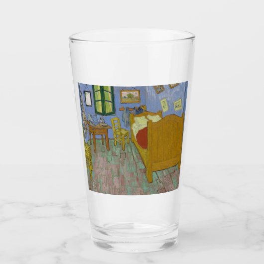 Vincent Van Gogh Slaapkamer Schilderij Glas (Voorkant)