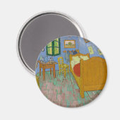 Vincent Van Gogh Slaapkamer Schilderij Magneet (Voorkant / Achterkant)