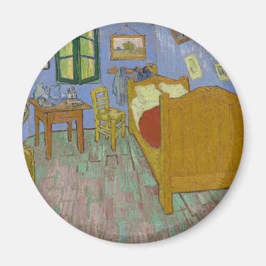 Vincent Van Gogh Slaapkamer Schilderij Magneet (Voorkant)