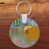 Vincent Van Gogh Slaapkamer Schilderij Sleutelhanger (Voorkant)