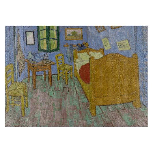 Vincent Van Gogh Slaapkamer Schilderij Snijplank (Voorkant)