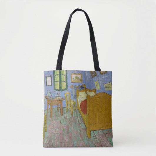 Vincent Van Gogh Slaapkamer Schilderij Tote Bag (Voorkant)