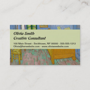 Vincent Van Gogh Slaapkamer Schilderij Visitekaartje