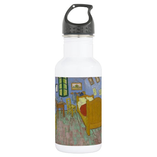 Vincent Van Gogh Slaapkamer Schilderij Waterfles (Voorkant)