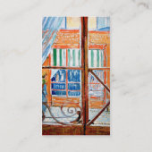 Vincent Van Gogh - slagers kopen een raam in Visitekaartje (Achterkant)