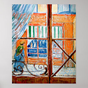 Vincent Van Gogh - Slagerswinkel Vanuit Een Raam Poster