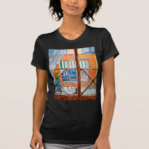 Vincent Van Gogh - Slagerswinkel Vanuit Een Raam T-shirt