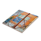 Vincent Van Gogh - Slagerswinkel Vanuit Een Raam Tegeltje (Zijkant)