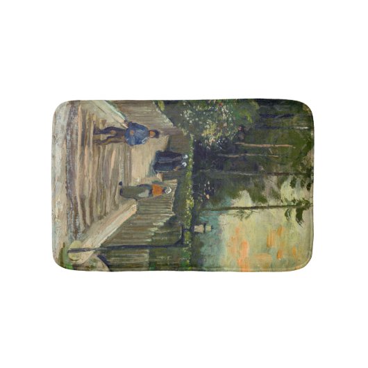 Vincent van Gogh - Sloping Path in Montmartre Badmat (Voorkant)