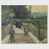 Vincent van Gogh - Sloping Path in Montmartre Cadeaupapier (Vlak)