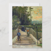 Vincent van Gogh - Sloping Path in Montmartre Kaart (Voorkant)