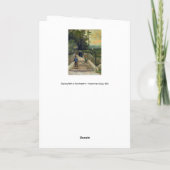 Vincent van Gogh - Sloping Path in Montmartre Kaart (Achterkant)