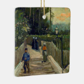 Vincent van Gogh - Sloping Path in Montmartre Keramisch Ornament (Rechts)