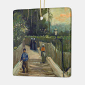 Vincent van Gogh - Sloping Path in Montmartre Keramisch Ornament (Links)