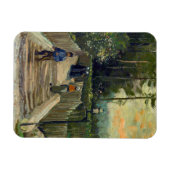 Vincent van Gogh - Sloping Path in Montmartre Magneet (Horizontaal)