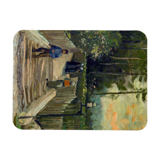 Vincent van Gogh - Sloping Path in Montmartre Magneet (Horizontaal)