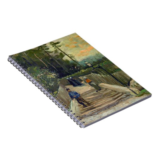 Vincent van Gogh - Sloping Path in Montmartre Notitieboek (Rechterzijde)