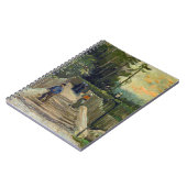 Vincent van Gogh - Sloping Path in Montmartre Notitieboek (Linkerzijde)