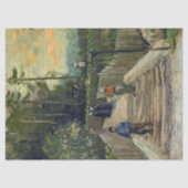 Vincent van Gogh - Sloping Path in Montmartre Tissuepapier (Voorkant)