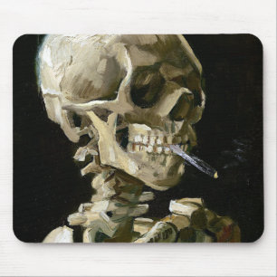 Vincent van Gogh Smoking Skeleton Muismat