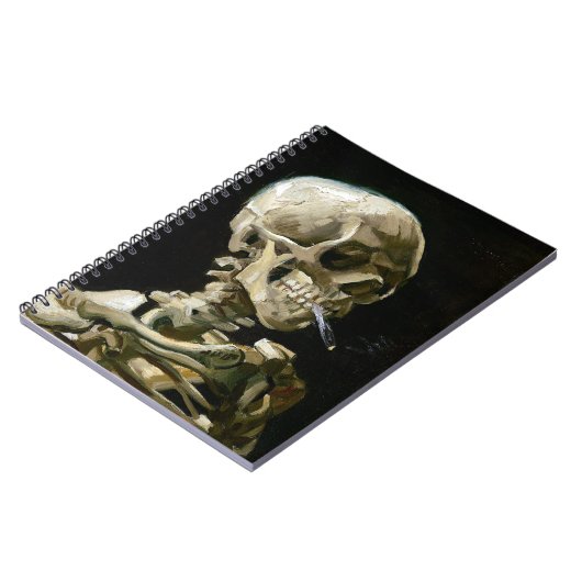 Vincent van Gogh Smoking Skeleton Notitieboek (Linkerzijde)
