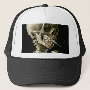 Vincent van Gogh Smoking Skeleton Trucker Pet