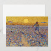 Vincent van Gogh - Sower met Setting Sun Bedankkaart (Voorkant / Achterkant)