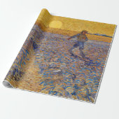 Vincent van Gogh - Sower met Setting Sun Cadeaupapier (Uitgerold)
