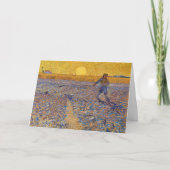 Vincent van Gogh - Sower met Setting Sun Kaart (Voorkant)