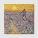 Vincent van Gogh - Sower met Setting Sun Magneet<br><div class="desc">The Sower / Sower with Setting Sun - Vincent van Gogh,  Oil on Canvas,  1888,  Arles</div>