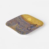 Vincent van Gogh - Sower met Setting Sun Papieren Bordje (Gebogen)
