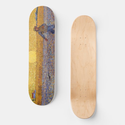 Vincent van Gogh - Sower met Setting Sun Persoonlijk Skateboard (Voorkant)