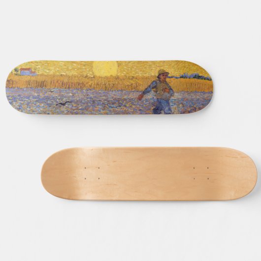 Vincent van Gogh - Sower met Setting Sun Persoonlijk Skateboard (Horizontaal)