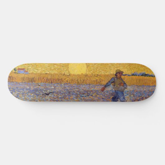 Vincent van Gogh - Sower met Setting Sun Persoonlijk Skateboard (Horizontaal)