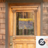 Vincent van Gogh - Sower met Setting Sun Raamsticker (Huis Deur)
