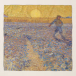 Vincent van Gogh - Sower met Setting Sun Sjaal<br><div class="desc">The Sower / Sower with Setting Sun - Vincent van Gogh,  Oil on Canvas,  1888,  Arles</div>