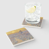 Vincent van Gogh - Sower met Setting Sun Stenen Onderzetter (Zijkant)