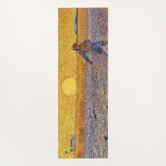 Vincent van Gogh - Sower met Setting Sun Yogamat (Achterkant)