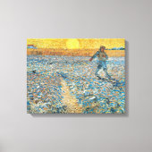 Vincent Van Gogh Sower op Sunset Canvas Afdruk (Voorkant)