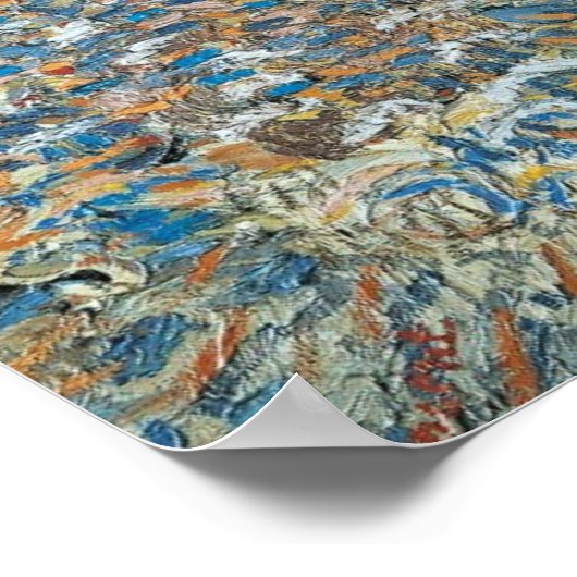 Vincent Van Gogh  Sower op Sunset Poster (Hoek)