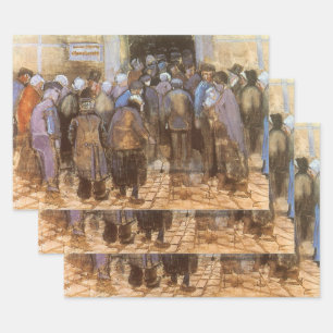 Vincent van Gogh Staatsloterij Kantoor (Slecht Gel Inpakpapier Vel