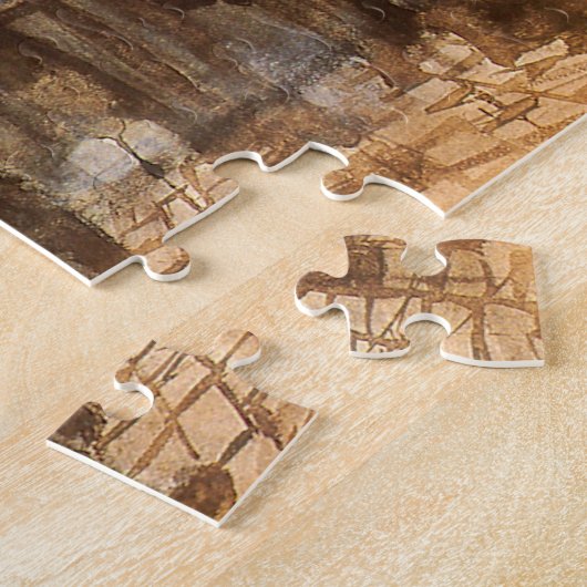 Vincent van Gogh Staatsloterij Kantoor (Slecht Gel Legpuzzel (Zijkant)