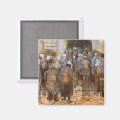 Vincent van Gogh Staatsloterij Kantoor (Slecht Gel Magneet (Voorkant / Achterkant)