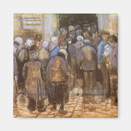 Vincent van Gogh Staatsloterij Kantoor (Slecht Gel Magneet (Voorkant)