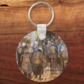 Vincent van Gogh Staatsloterij Kantoor (Slecht Gel Sleutelhanger (Voorkant)