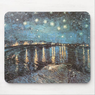 Vincent Van Gogh - Starlight over de Rijn Muismat