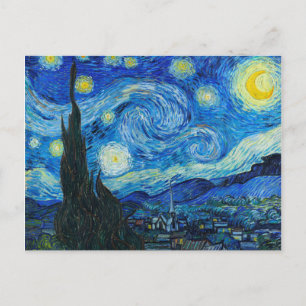 Vincent Van Gogh - Starry Night Feestdagenkaart