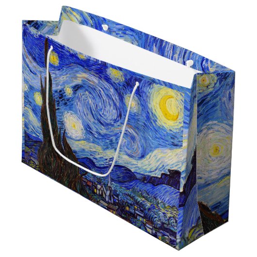 Vincent van Gogh, ” Starry night ” Groot Cadeauzakje (Voorkant Gekanteld)